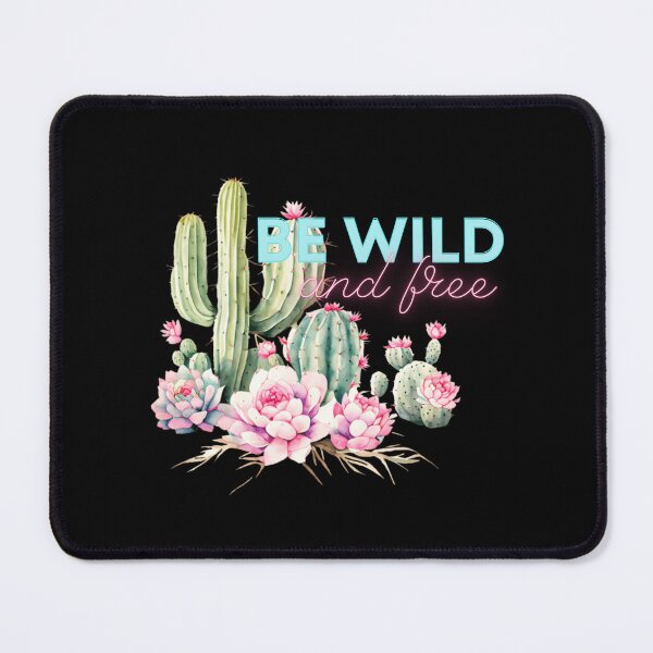 Item preview, Be Wild and Free - watercolor cactus designed and sold by Kate Made ART.