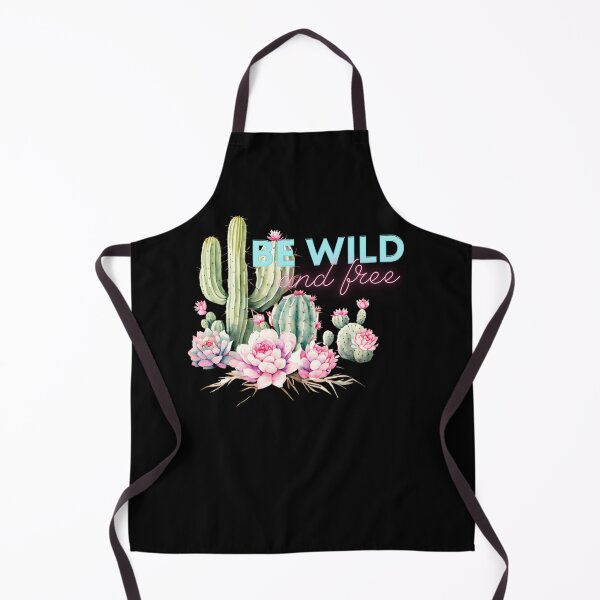 Item preview, Be Wild and Free - watercolor cactus designed and sold by Kate Made ART.