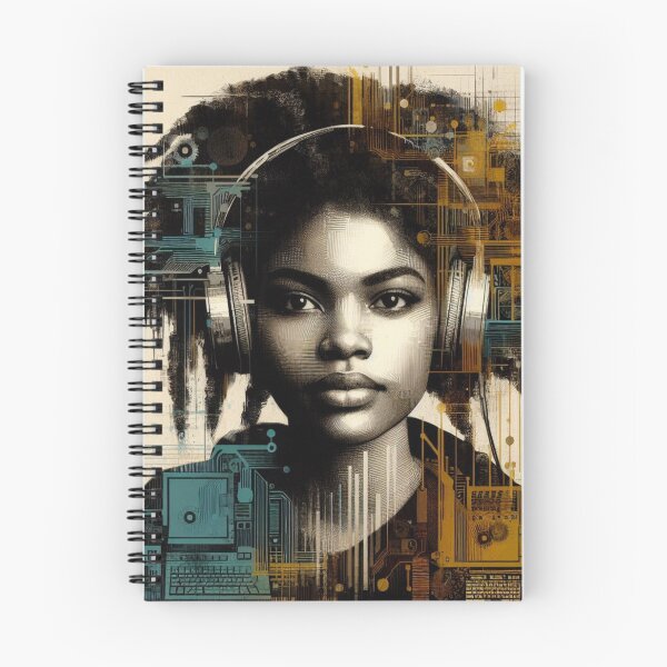 Item preview, Portrait of an African-American computer programmer designed and sold by Theudric.