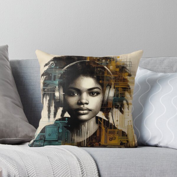 Item preview, Portrait of an African-American computer programmer designed and sold by Theudric.
