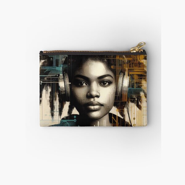 Item preview, Portrait of an African-American computer programmer designed and sold by Theudric.