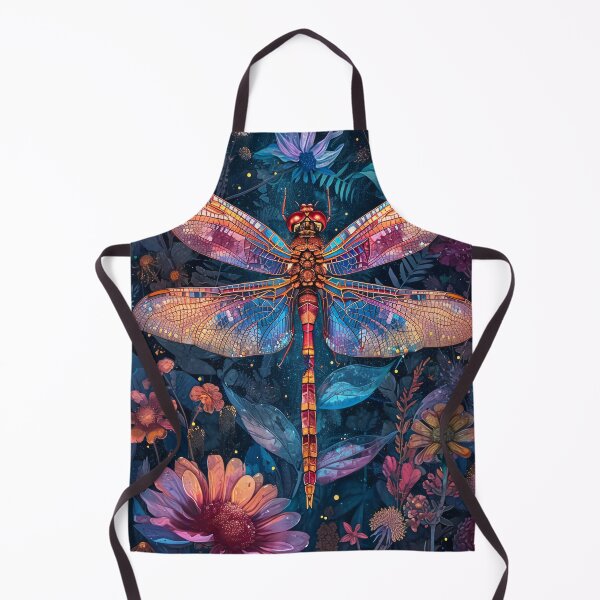 Item preview, abstract colorful modern dragonfly designed and sold by haroulita.