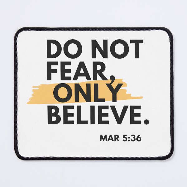Item preview, Do not fear, only believe designed and sold by SoulfulStitches.