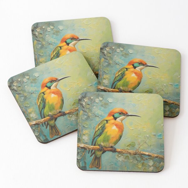 Item preview, Chestnut-headed bee-eater bird (Merops leschenaulti) designed and sold by enhan.