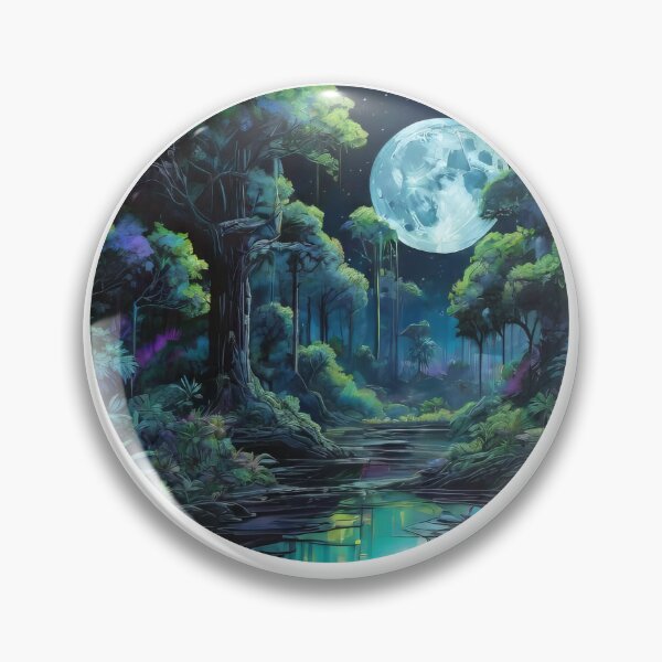 Item preview, Lunar Neon Jungle (623) designed and sold by WASjourney.