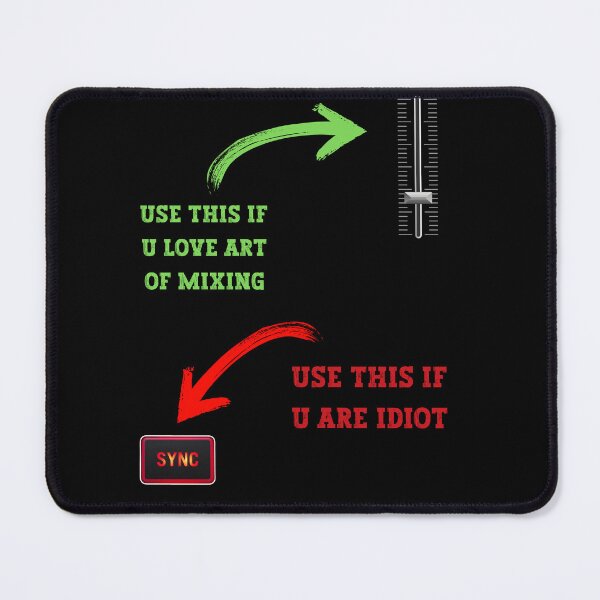 Item preview, Skill Over Sync - Funny Aesthetic Art For DJ designed and sold by Raccoon's World.