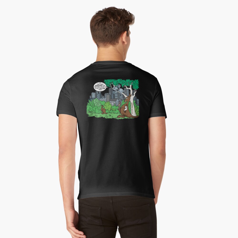 Item preview, V-Neck T-Shirt designed and sold by Kangaboy.
