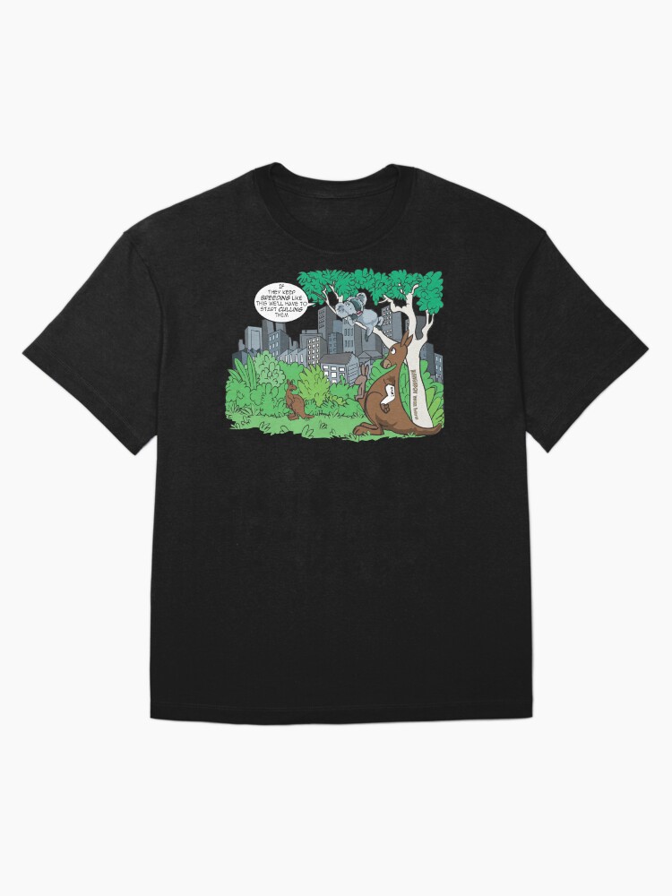 Thumbnail 3 of 7, Oversized T-Shirt, Cool Koala Save the Planet designed and sold by Kangaboy.