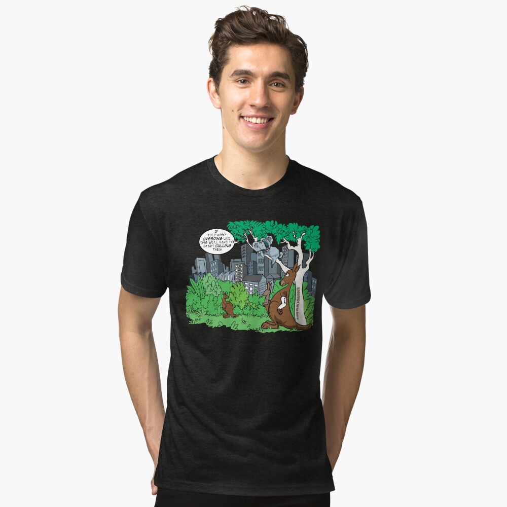 Item preview, Tri-blend T-Shirt designed and sold by Kangaboy.