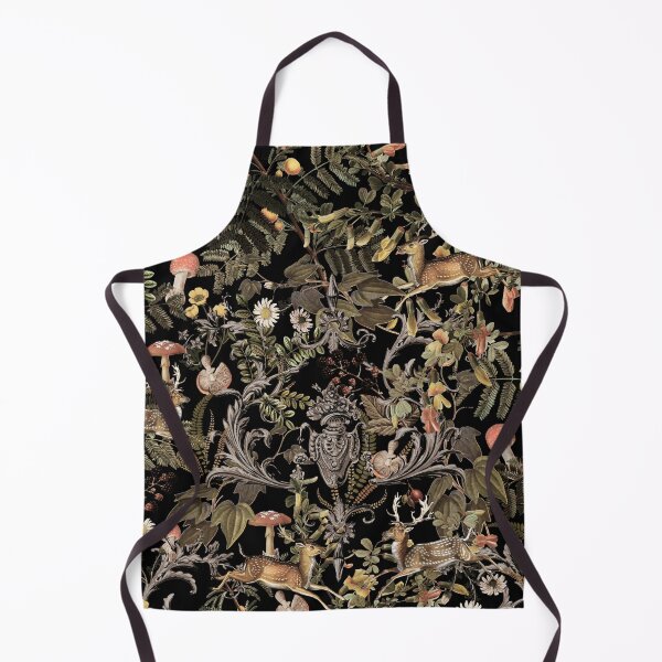 Item preview,  Miracles of the Forest- Vintage luxurious black Pattern Nightgarden designed and sold by UtArt.