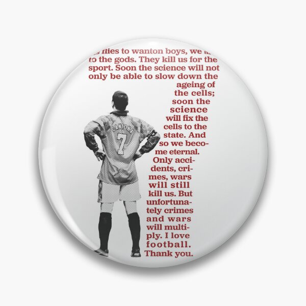 Item preview, King Cantona UEFA bizarre and brilliant speech designed and sold by moortas.