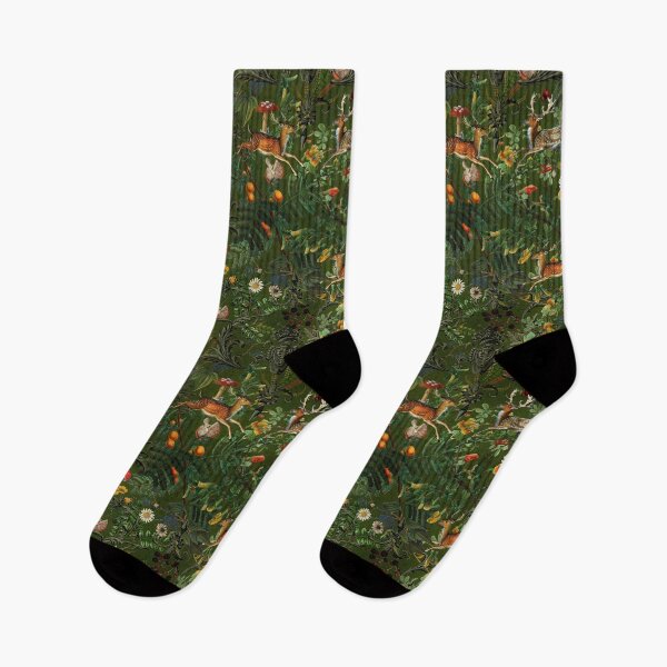 Item preview,  Miracles of the Forest- Vintage luxurious dark green Pattern Nightgarden designed and sold by UtArt.
