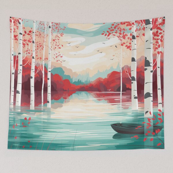 Item preview, Birches on the Lake designed and sold by GrinGalore.
