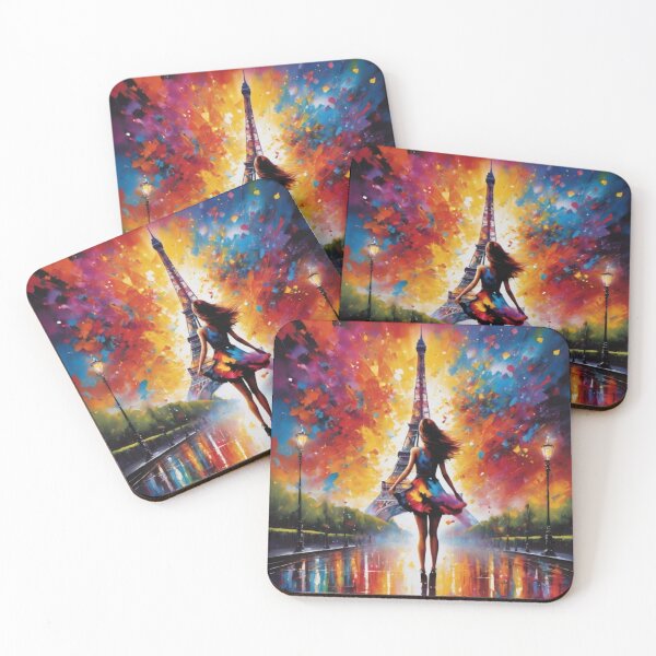 Item preview, Paris girl and Eiffel Tower designed and sold by JackFreestone.
