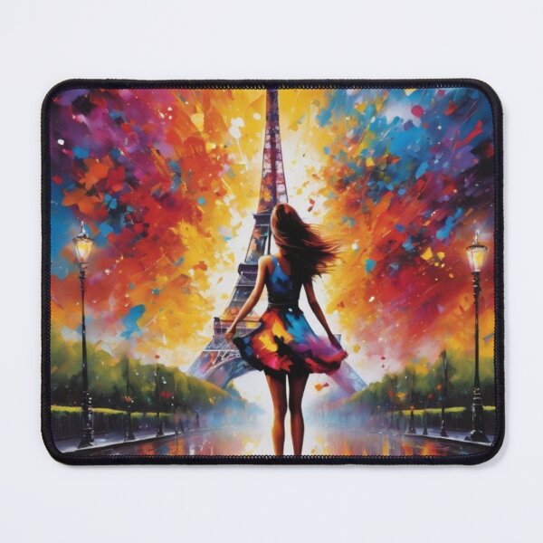 Item preview, Paris girl and Eiffel Tower designed and sold by JackFreestone.