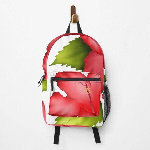 Item preview, Red hibiscus flowers blooming designed and sold by Nattapoom Fongkum.