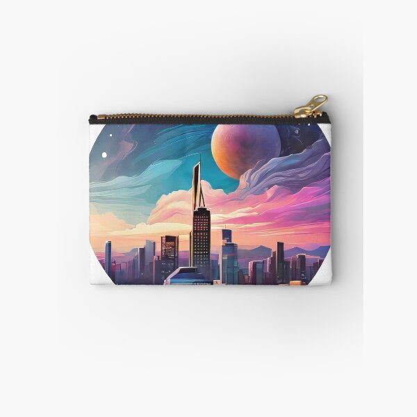 Item preview, Gravitational Wave Cityscape (627) designed and sold by WASjourney.