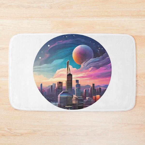 Item preview, Gravitational Wave Cityscape (627) designed and sold by WASjourney.