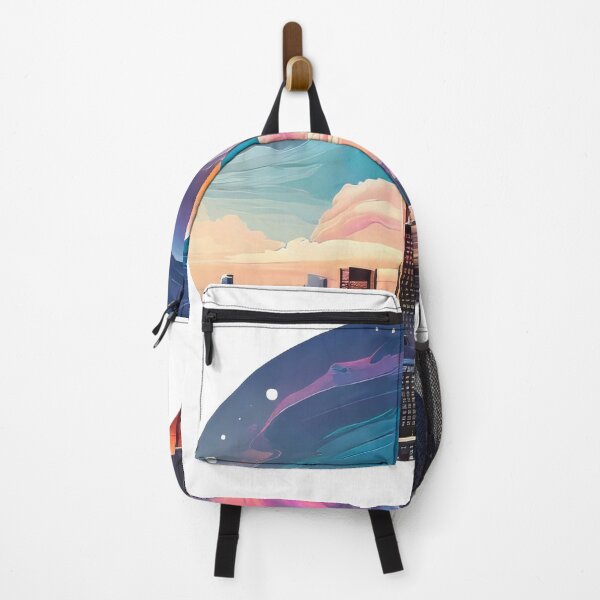 Item preview, Gravitational Wave Cityscape (627) designed and sold by WASjourney.