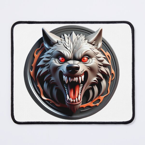 Item preview, 3D terrifying wolf designed and sold by Inspyralia.