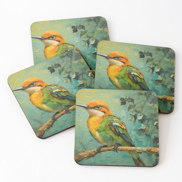 Item preview, Chestnut-headed bee-eater bird (Merops leschenaulti) designed and sold by enhan.