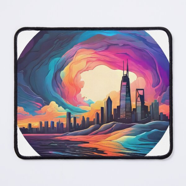 Item preview, City Landmarks in Vibrant Wavelengths (628) designed and sold by WASjourney.