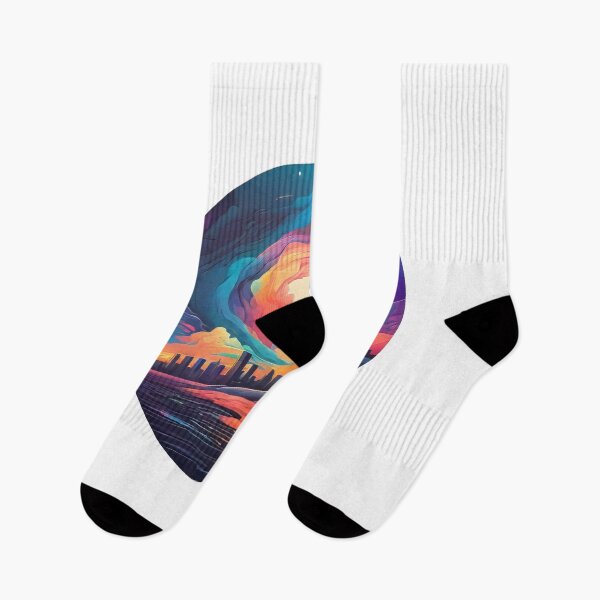 Item preview, City Landmarks in Vibrant Wavelengths (628) designed and sold by WASjourney.