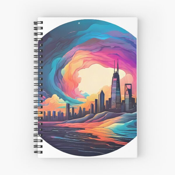 Item preview, City Landmarks in Vibrant Wavelengths (628) designed and sold by WASjourney.