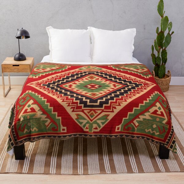Item preview, Antique Turkish Kilim Tribal Rug designed and sold by GrinGalore.