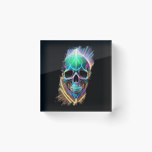 Item preview,  Not so scary colorful skull designed and sold by Boogeyman Bill.