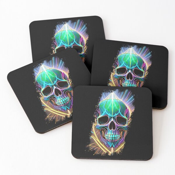 Item preview,  Not so scary colorful skull designed and sold by Boogeyman Bill.
