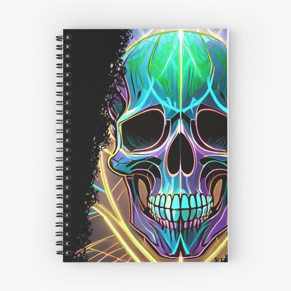 Item preview,  Not so scary colorful skull designed and sold by Boogeyman Bill.
