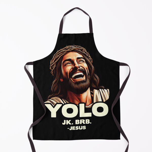 Item preview, YOLO JK BRB Jesus designed and sold by plushism.