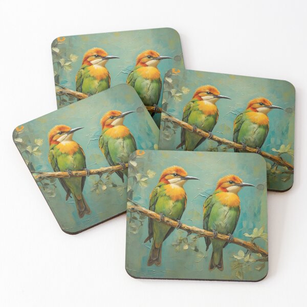 Item preview, Chestnut-headed bee-eater bird (Merops leschenaulti) designed and sold by enhan.