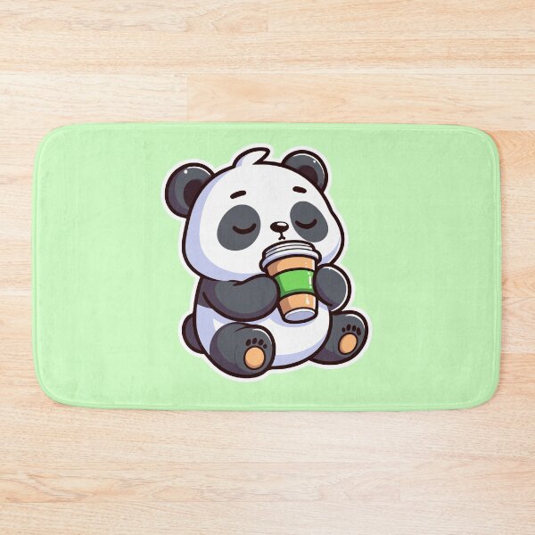 Item preview, Kawai Cute Panda Drinking Coffee 1 | Pets and Animals for Men and Women t-shirt designed and sold by panchiTWO.
