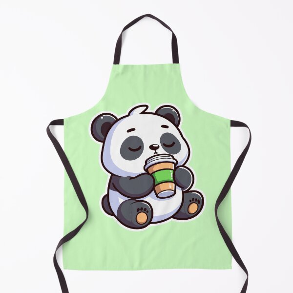 Item preview, Kawai Cute Panda Drinking Coffee 1 | Pets and Animals for Men and Women t-shirt designed and sold by panchiTWO.