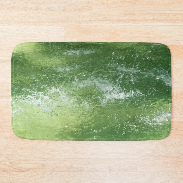 Item preview, Summery Fountain Abstract in Emerald and Jade Greens designed and sold by Georgia Mizuleva.