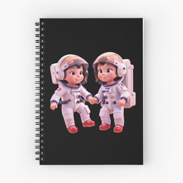 Item preview, Galactic Lovebirds: Cute Astronaut Couple designed and sold by BaisaStudio.