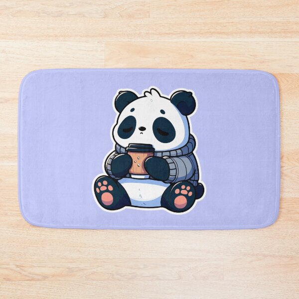 Item preview, Kawaii Cute Panda Drinking Coffee 2 | Pets and Animals for Men and Women t-shirt designed and sold by panchiTWO.