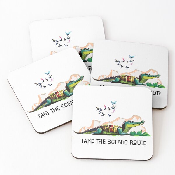Item preview, Take the Scenic Route Crocodile designed and sold by sweetdreamers.
