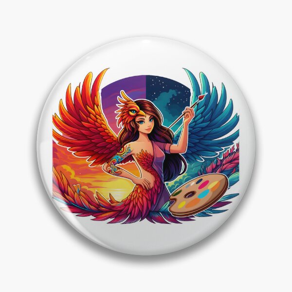 Item preview, Phoenix's Palette: Twilight Enigma designed and sold by AI-Only Creations.