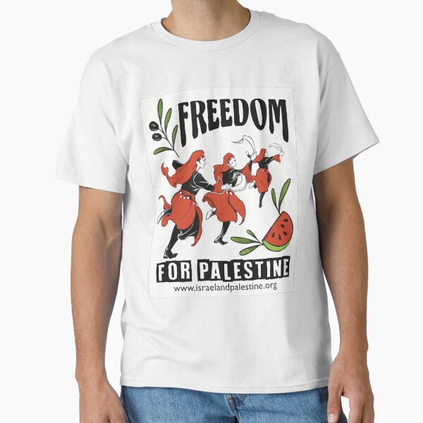 Freedom for Palestine (borderless) Classic T-Shirt