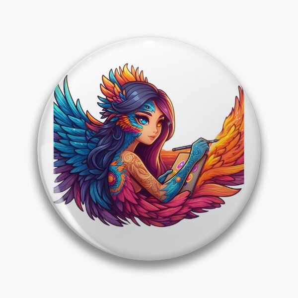 Item preview, Eclipsed Wings: Chromatic Alchemy designed and sold by AI-Only Creations.