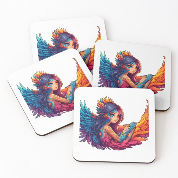 Item preview, Eclipsed Wings: Chromatic Alchemy designed and sold by AI-Only Creations.