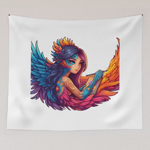 Item preview, Eclipsed Wings: Chromatic Alchemy designed and sold by AI-Only Creations.