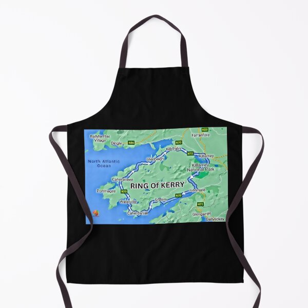 Item preview, Ring Of Kerry Map Guide County Kerry Ireland designed and sold by OliDesigns.