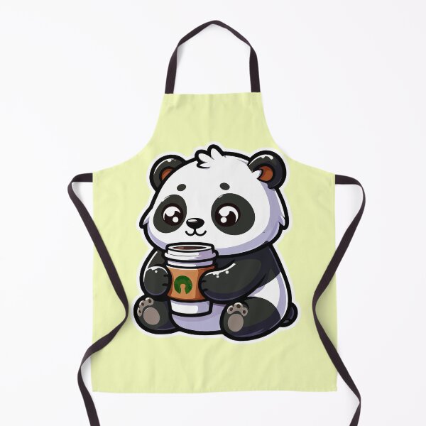 Item preview, Kawaii Cute Panda Drinking Coffee 3 | Pets and Animals for Men and Women t-shirt designed and sold by panchiTWO.
