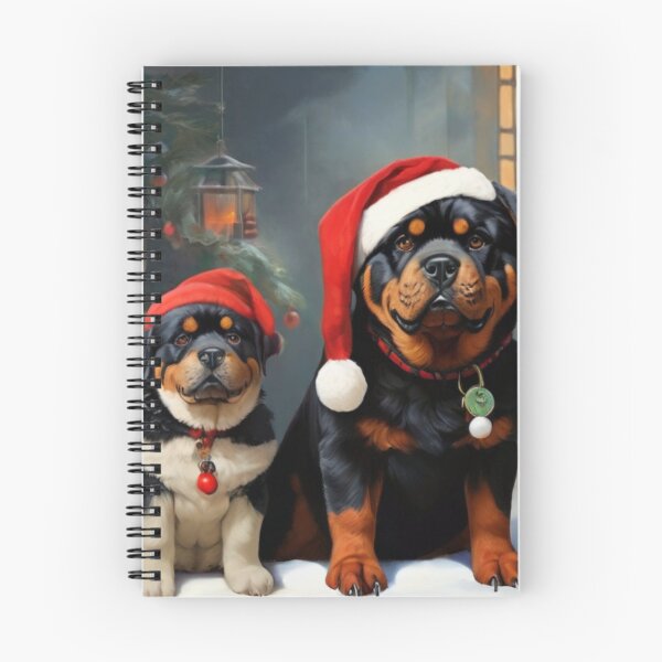 Item preview, Festive Paws: Rottweiler Christmas designed and sold by DoggyDream.