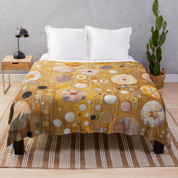 Item preview, Klimt Flowers with Gold designed and sold by maniacfitness.