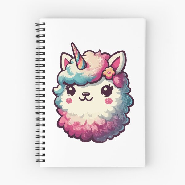 Item preview, Kawaii rainbow llamacorn unicorn llama designed and sold by TomFrontierArt.